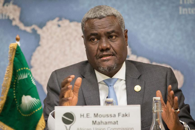 Moussa Faki Mahamat, the Chairperson of the AU Commission. / Net