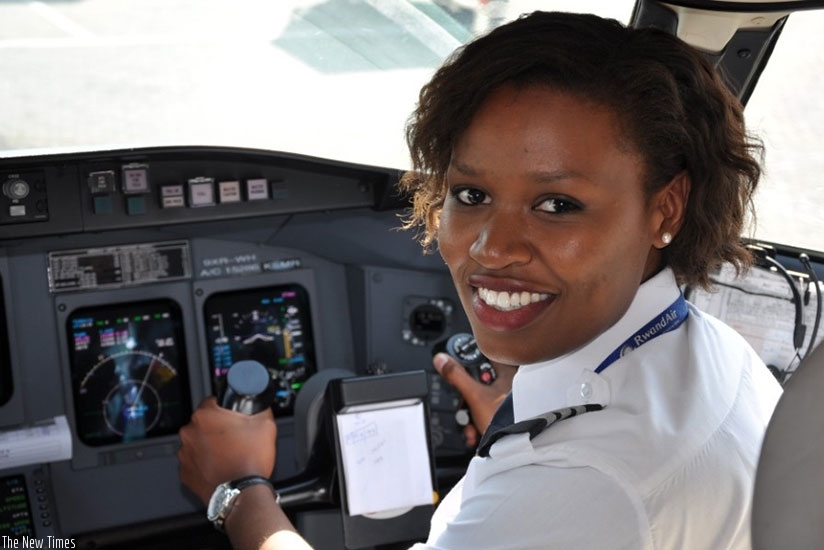 Esther Mbabazi is Rwandau2019s first female commercial pilot, a field that is still largely perceived as menu2019s domain. 
