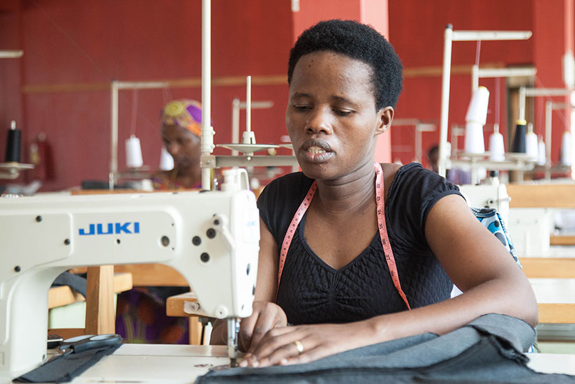 The women of Gahaya Links make products that are sold on the local and international market. (Photos by Nadege Imbabazi)