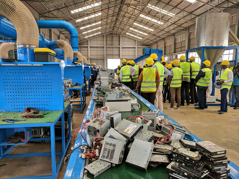 Over 15 types of electronic and electrical equipment (EEE) will be dismantled and recycled to generate other valuable materials. /  Courtesy