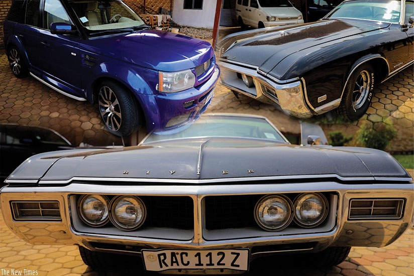 A photo montage of some of the vintage cars that will be showcased at IPRC-Kigali on Saturday. (Photos by Timothy Kisambira)