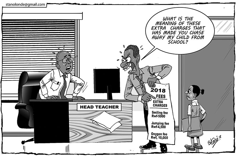 Rwandan Education Board (REB) has issued a warning to public schools against extra charges that are levied to parents which end up inhibiting students from attending school.
