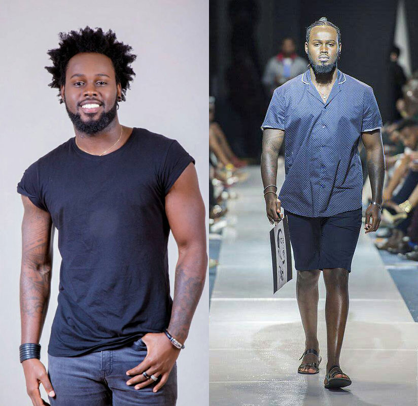 LEFT: Gigi is also a budding actor. RIGHT: Patrick Mugisha aka Gigi says models are not appreciated enough in Rwanda. / Courtesy
