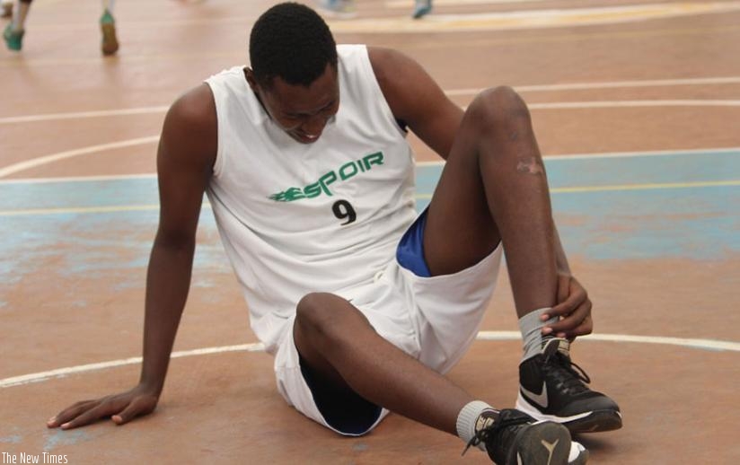 Espoir's Regis Gatoto, scored a game high 19 points on Saturday. 