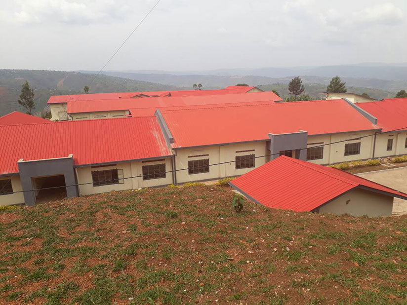 A view of the TVET school that's set to open in Rulindo in March. / Courtesy