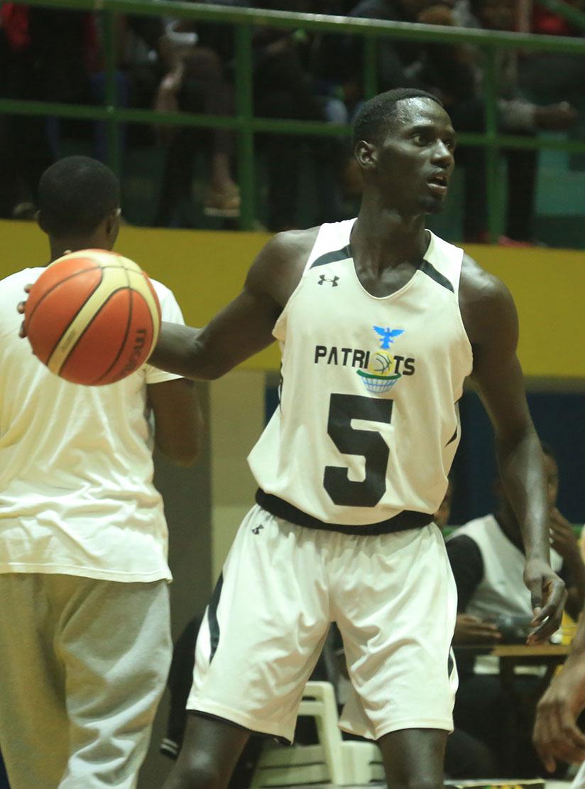 Point-guard Sedar Sagamba scored 23 points on Sunday to help Patriots redeem themselves against IPRC-South. / S. Ngendahimana