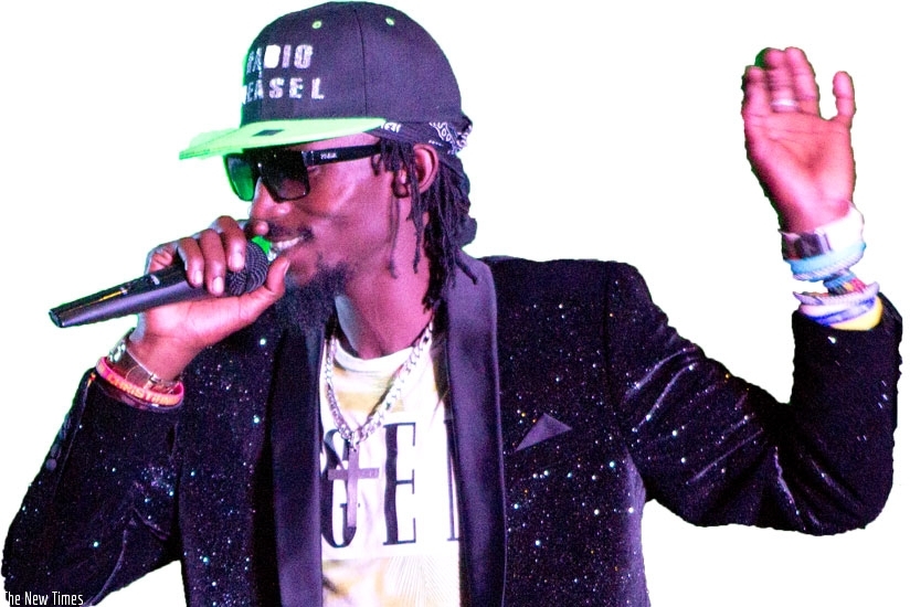 Mowzey Radio performs before Rwandans during celebrations to mark  21 years of Liberation in 2015 (File)