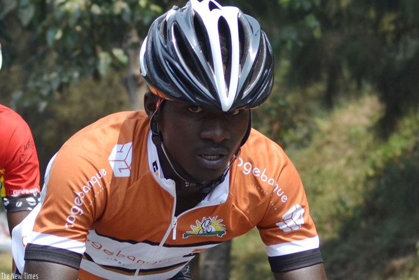 Rene Jean Paul Ukiniwabo finished second in stage 2 on Thursday. S. Ngendahimana
