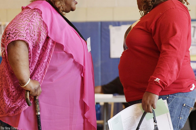Extra large problems: Migration to cities has led to increased obesity in Africa. Net photo.