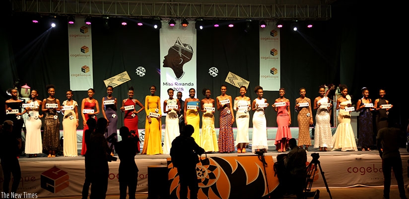 Some of the lucky 20 girls who will attend the boot camp scheduled from February 9 at La Palisse Hotel in Nyamata. /All photos by Timothy Kisambira.