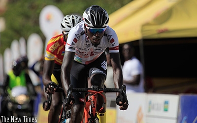 Team Rwanda rider Valens Ndayisenga will be hunting for medals in the African Championships tomorrow. S. Ngendahimana.