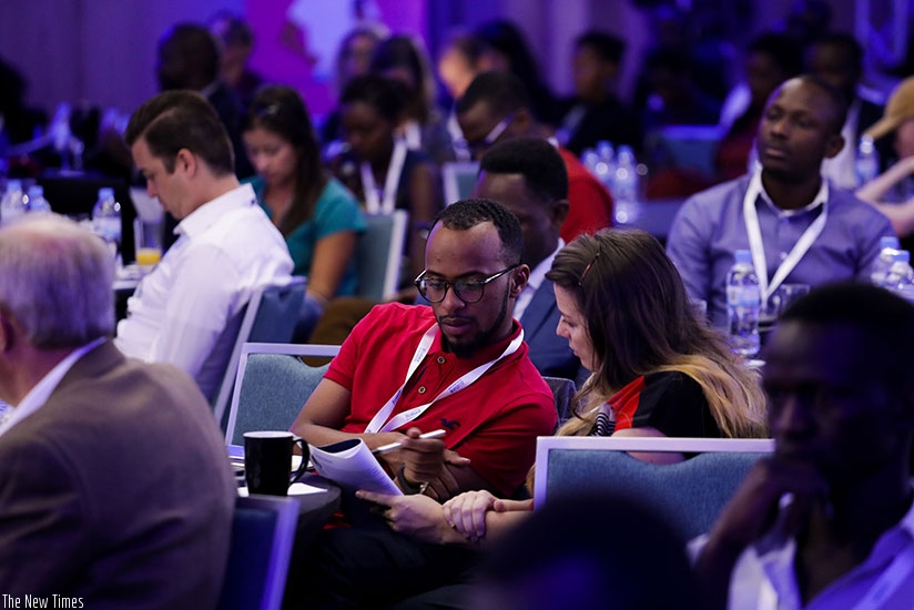 Delegates during the just-concluded Africa Tech Summit in Kigali. Timothy Kisambira.