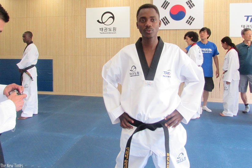 Regis Iyumva, seen here in a past competition in 2015. R. Bishumba.