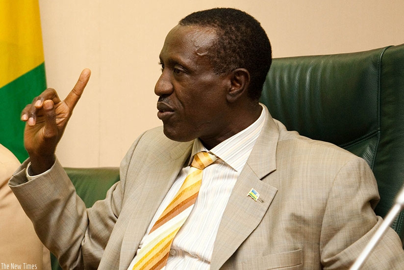 Dr Ntawukuriryayo speaks during a past event. File.