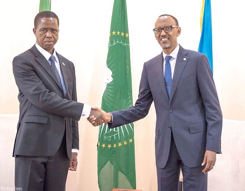 Presidents Kagame and Lungu held talks and addressed a joint news conference at Village Urugwiro in Kigali before the Zambian leader concluded his two-day state visit to Rwanda yes....