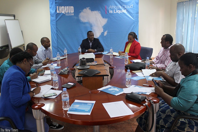 Liquid Telecom Rwanda unveiled its Cloud partnership with Microsoft Corporation at the event yesterday. Courtesy