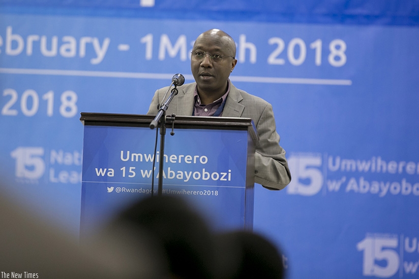 Prime Minister Edouard Ngirente. Village Urugwiro.