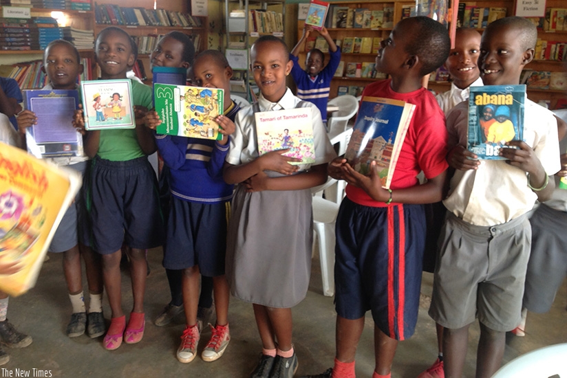 Pupils present stories from their favourite books during a reading class. Class presentations boost learnersu2019 confidence. / Dennis Agaba.