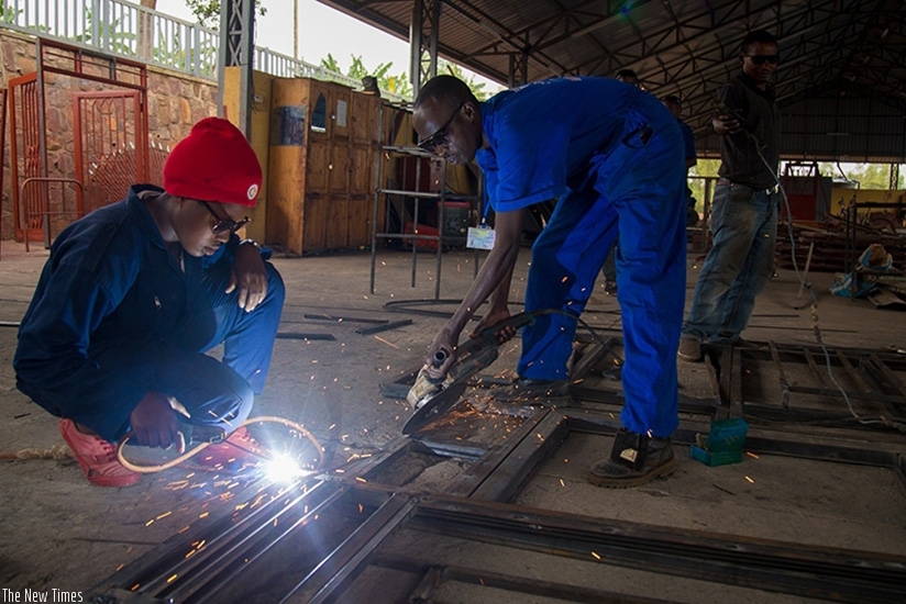 The power utility seeks to power productive sectors, like the welding and fabrication businesses, within the next five years. / Timothy Kisambira.
