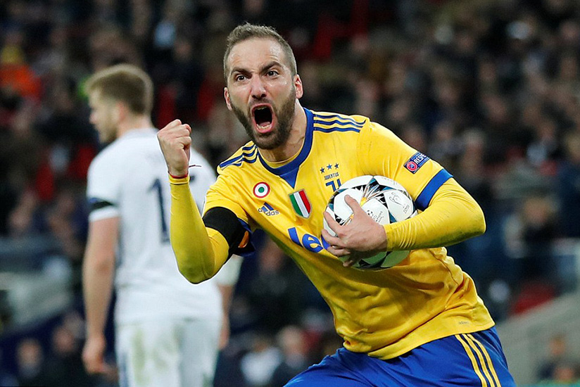 Juventus were given a lifeline in the tie when Argentina striker Higuain equalised for the visitors on 64 minutes.