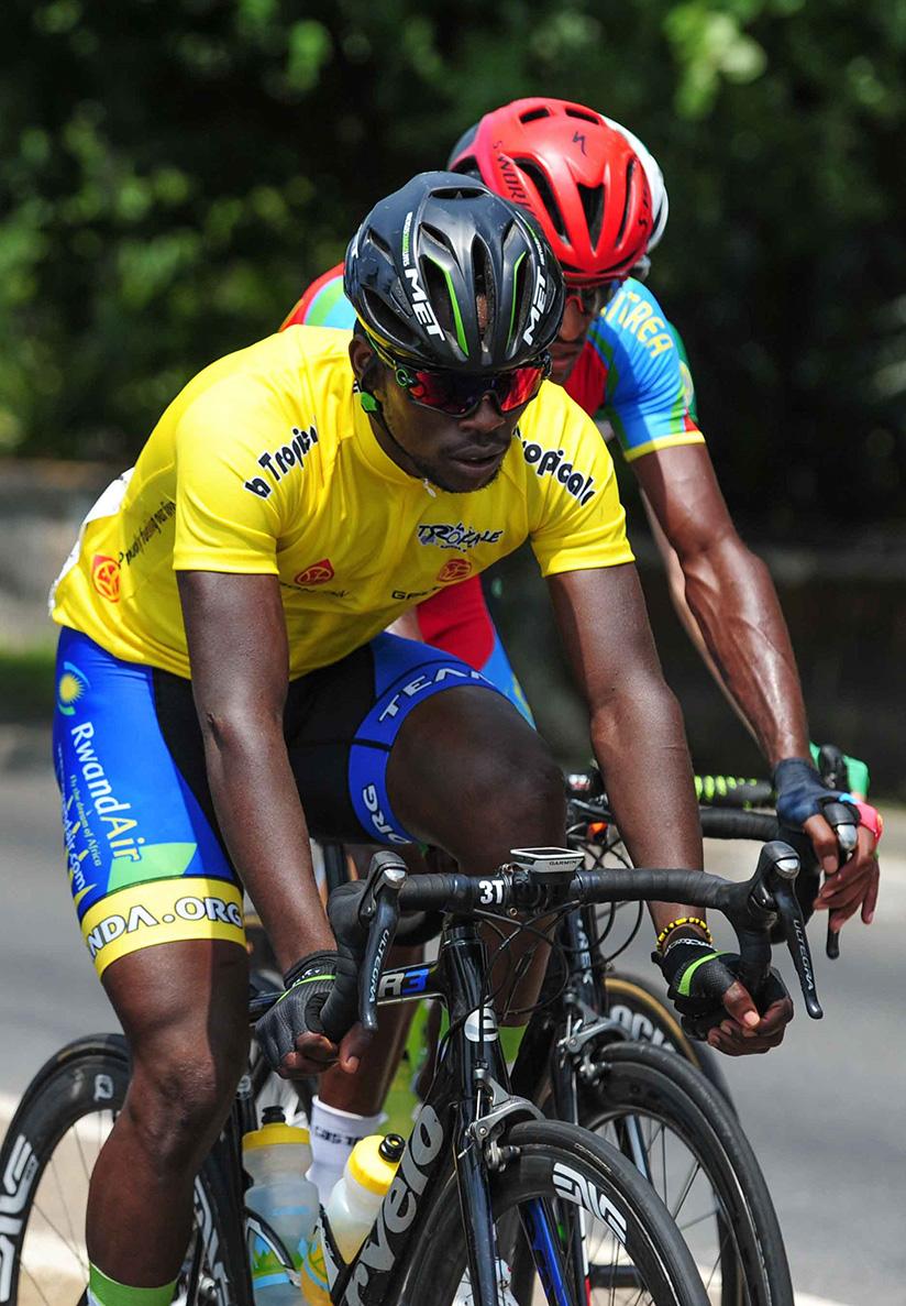 Areruya defied odds to win Africa's biggest race, La Tropicale Amissa Bongo, in January. File. 