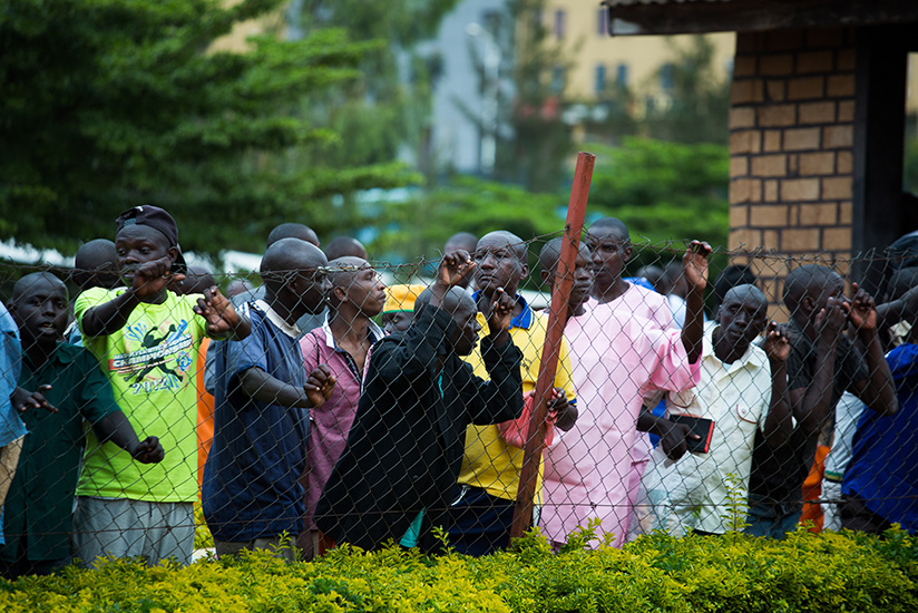 Inmates. According to RCS figures for 2017, there are over 64,757 inmates across the country. File.