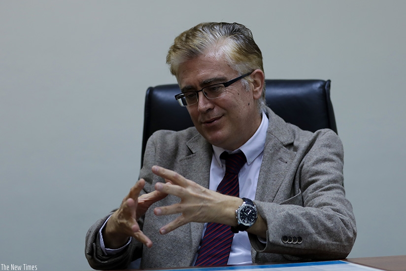 Dr Joaquin Bielsa, King Faisal Hospital chief executive officer, during the interview at his office. 
