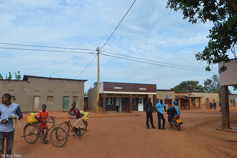 Residents in Nyamirambo trading center that recently got connected