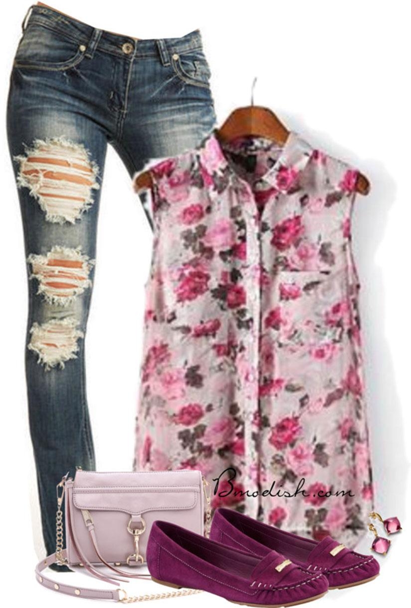 Look for cool ideas on how to style floral print outfits.  (Net photos)