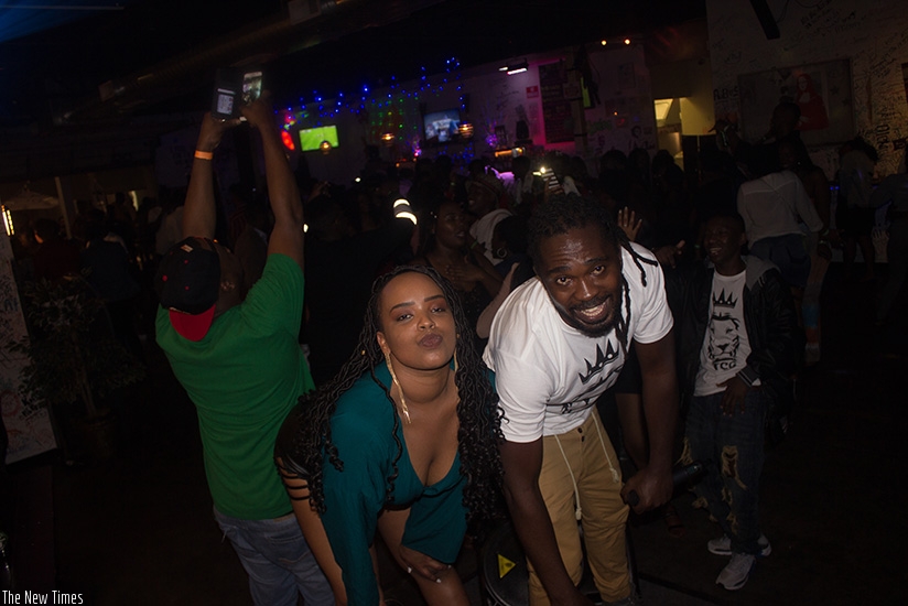 DJ Africano (in white T-shirt) was the DJ and show hype man. (Courtesy photos)