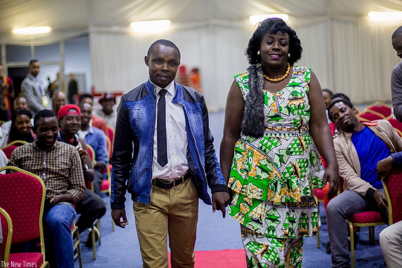 Women will be celebrated during this yearu2019s festival. In the photo, local actors arrive at a past film festival in Kigali. /Courtesy.