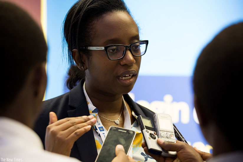 Dr Karusisi speaks to journalists during a past event.  File