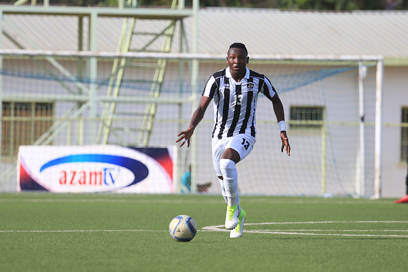 Aimable Nsabimana was the goal scorer as APR beat Etincelles FC 1-0 at Umuganda Stadium yesterday (Sam Ngendahimana)