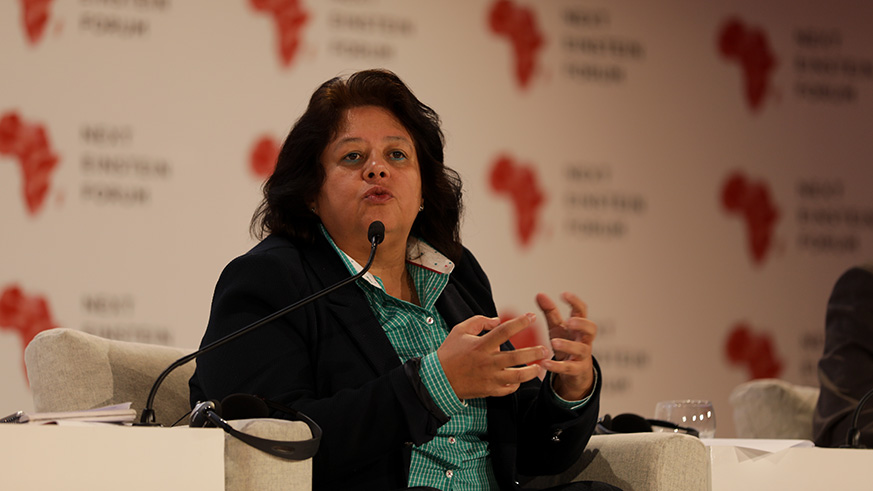 Rocio Diaz-Chavez, Deputy Director of the Stockholm Environment Institute Africa Centre says that there are many assessments tools,  which can support Africa's wide scale transition to the Circular Economy (All photos by Timothy Kisambira)