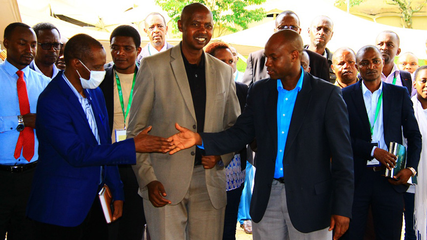 RCA ,NCCR and other government officials opening the cooperatives expo