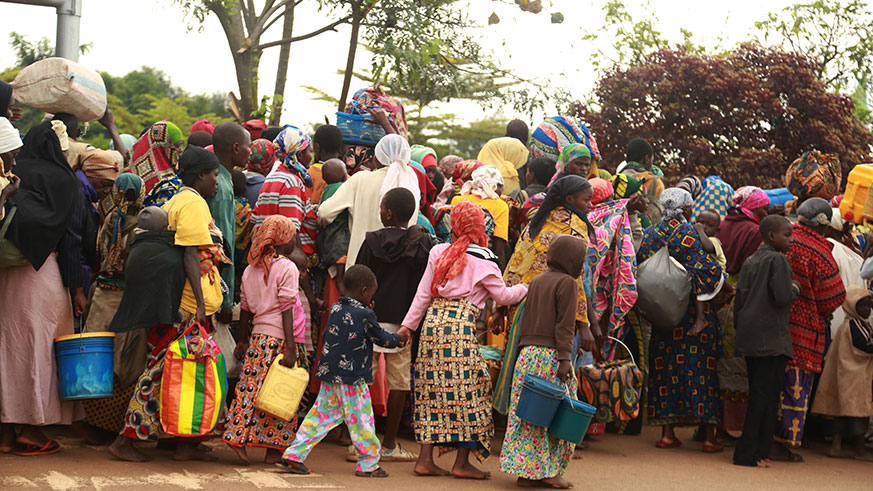 Over 1600 Burindians crossed from Nemba OSBP