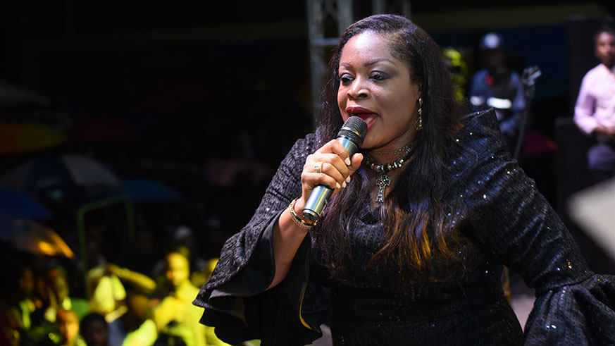 Nigerian gospel music star Sinach proved she was the main act of the show, providing spectacular performance.