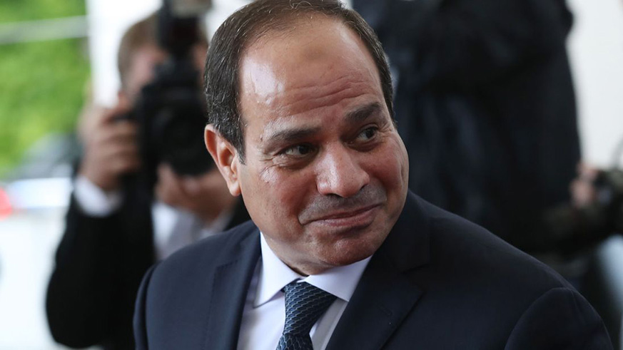 Abdel Fattah al Sisi has been re-elected in a landslide victory.