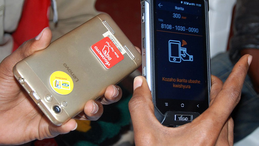 Commercial cyclists are among businesses that have embraced electronic payment systems. Courtesy