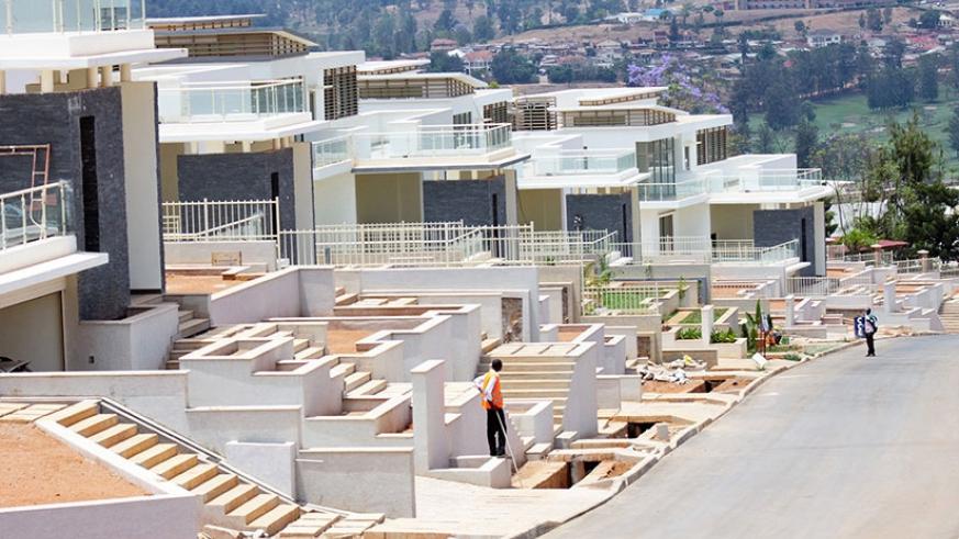 A view of some of the houses in the Vision City Estate in Kigali. (File)