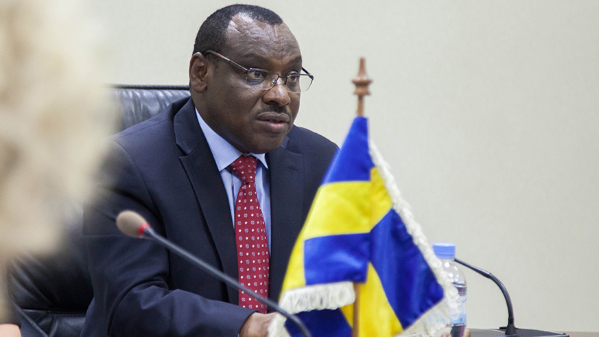 Minister of infrastructure Claver Gatete.