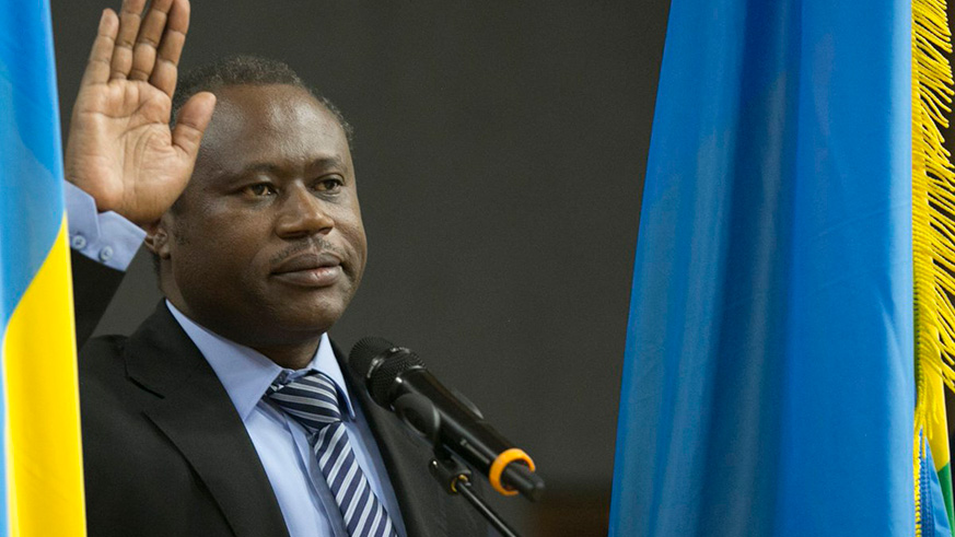 Dr Uziel Ndagijimana is the new Finance minister. (File)