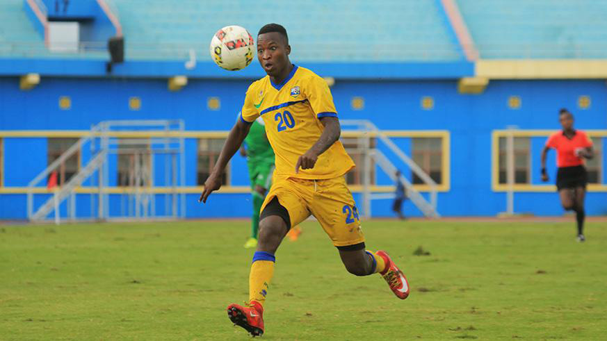 Striker Lague Byiringiro scored the crucial away goal as Rwanda held Kenya to a 1-1 draw. / File