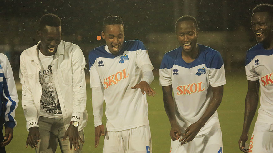 For the Blues , it was all about celebration after beating Mozambique based team 3-0 at Kigali Stadium (Sam