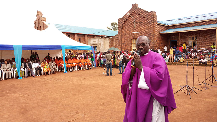 Father Rutinduka is now Kiziguro Parishâ€™s lead priest. He narrowly escaped death in the area in 1994.  