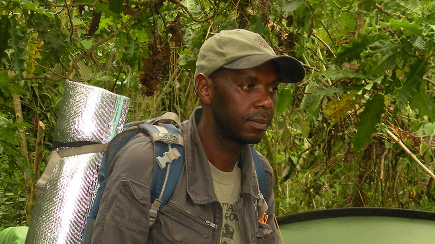 Leonard Mugiraneza, game ranger at Volcano National Park in Northern Province