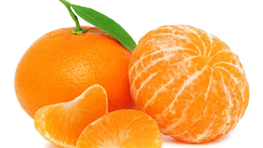 The mandarin orange is rich in fibre. Net photo / Net.