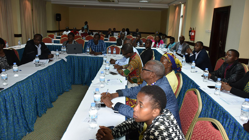 Local food production industry stakeholders at a recent training for Small and Medium Enterprises in the sub-sector. Stakeholders said that among the main challenges that hold back the sector is lack of adequate raw materials.