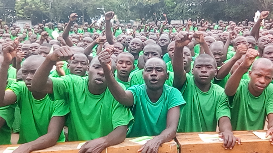 Youth in Iwawa Rehabilitation center  urged  to embrace good behavior and testing for Tuberculosis.Michel Nkurunziza