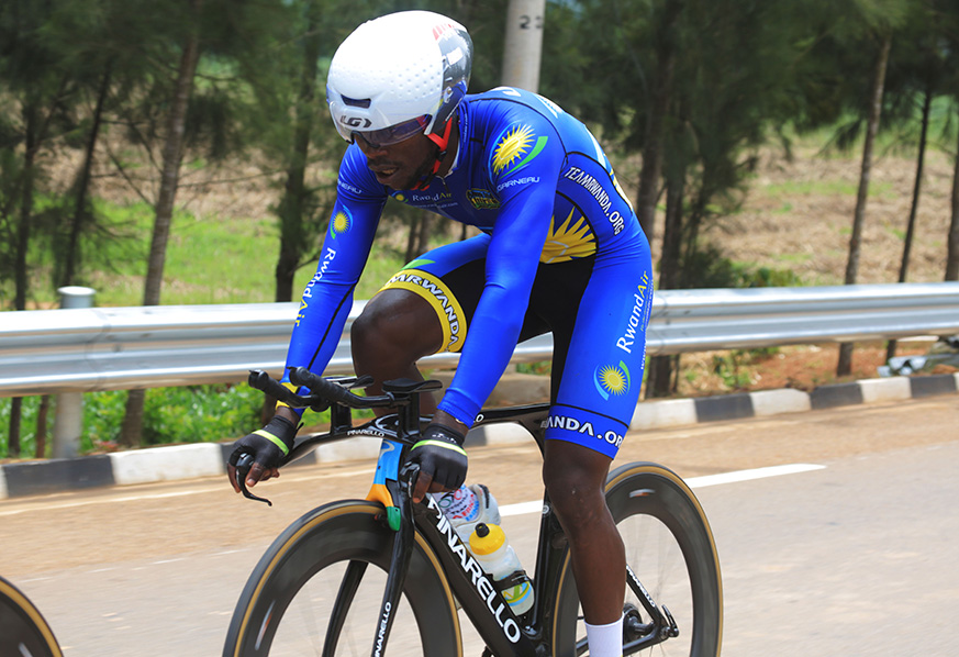 The 2017 Tour du Rwanda champion, Joseph Areruya is competing at the ongoing Commonwealth games (Sam Ngendahimana)